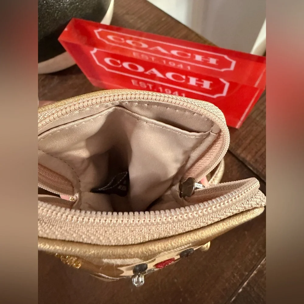 Coach Poppy Chan “Goldy” Wristlet - Picture 9 of 12